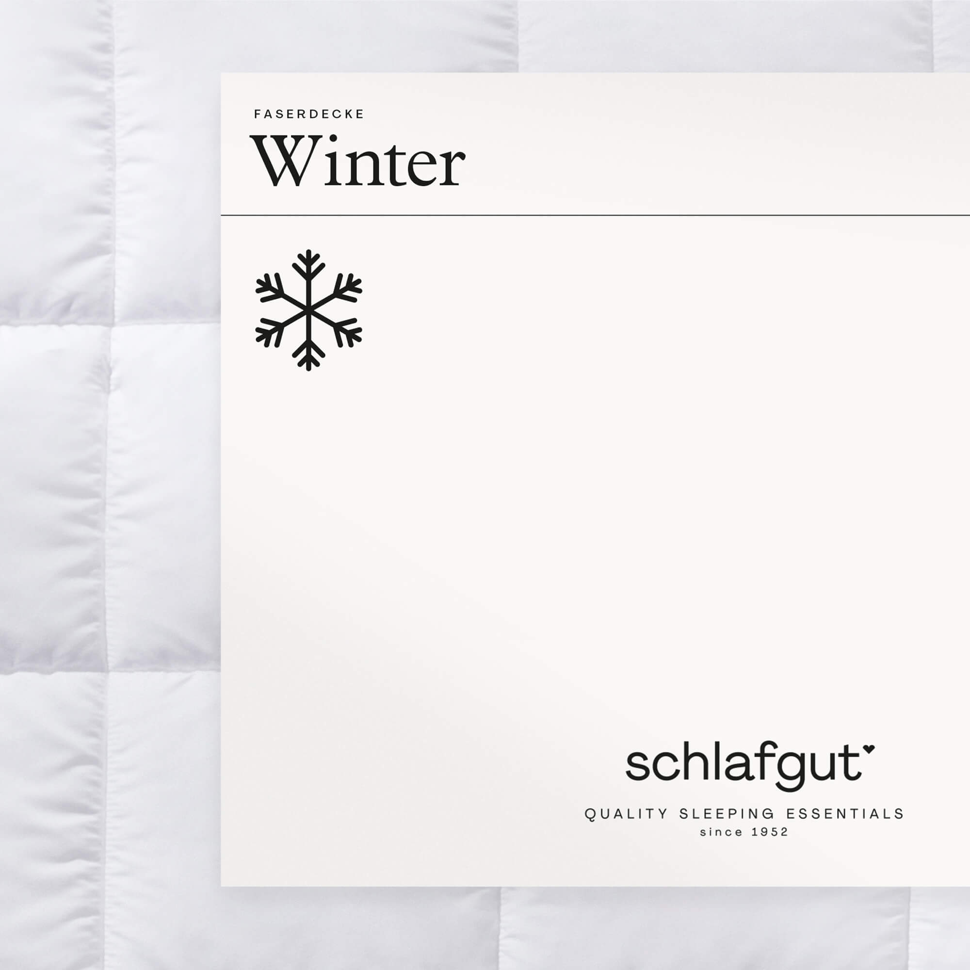 Casual Winter 155x220 cm | Faserdecke