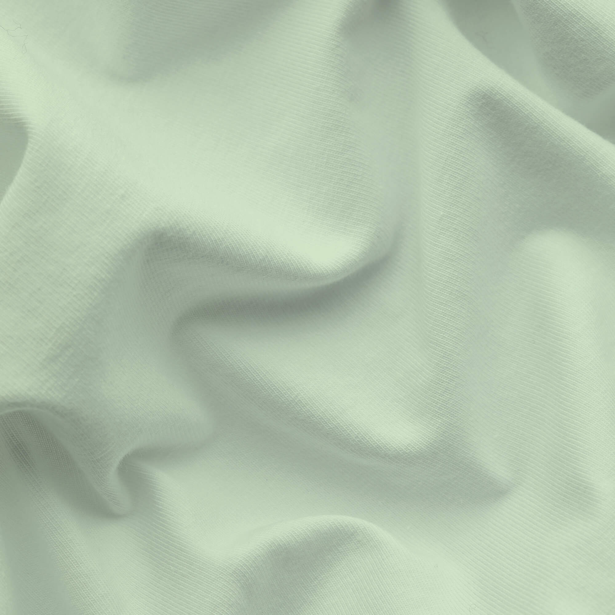 Spannbettlaken Pure Boxspring von Schlafgut in Farbe green light aus 95% Bio-Baumwolle und 5% Elasthan Stoff
